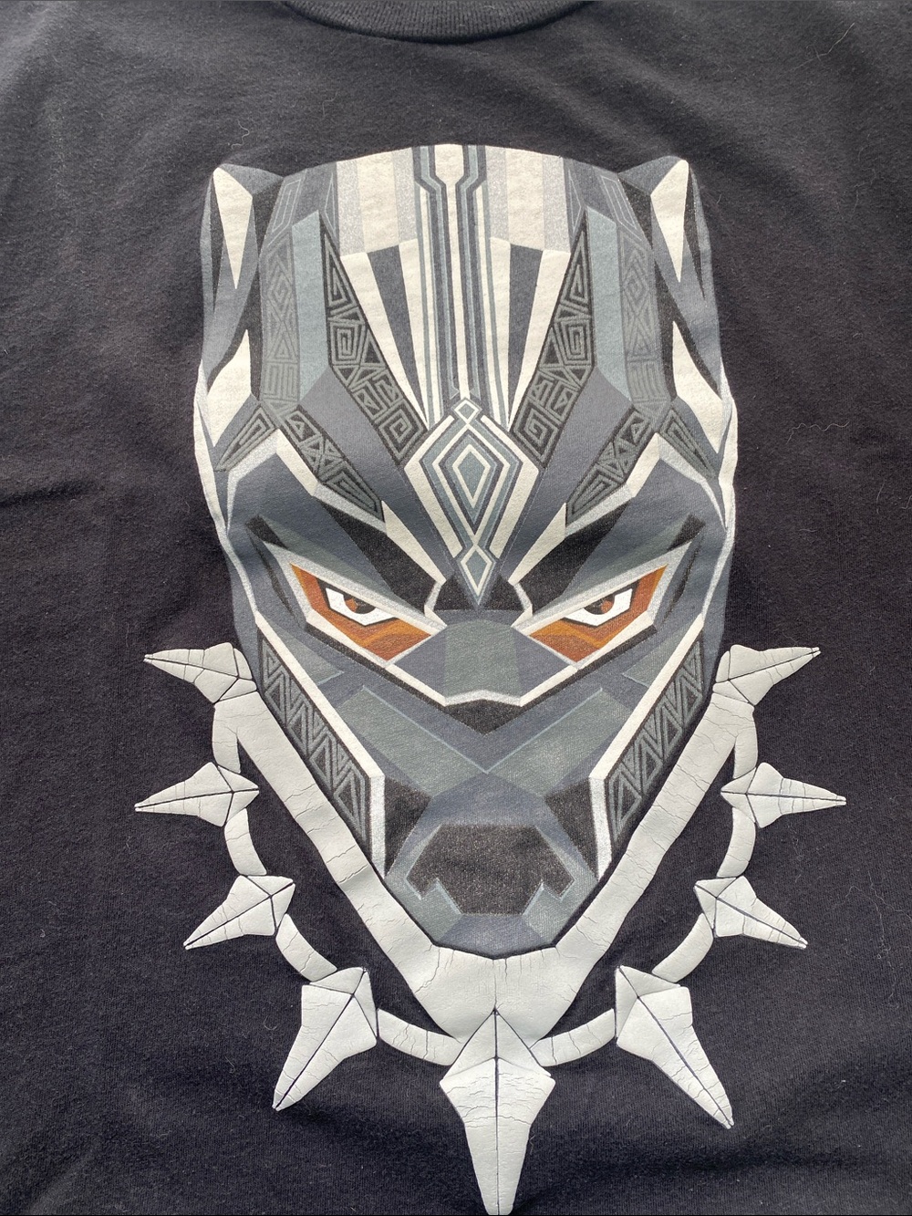 Marvel Black Panther Geometric Mask Wakanda 100% Cotton Boy's Size XL (14/16)
